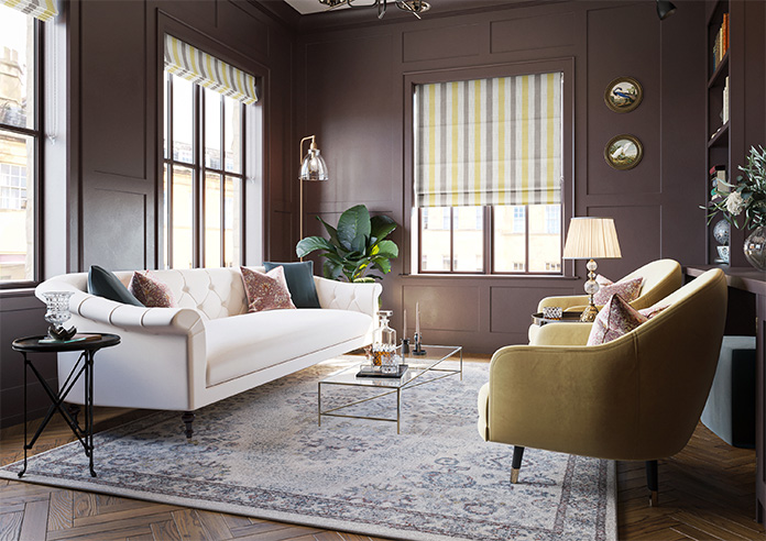 Abilene Stripe, Bighorn - Twist&Fit Roman Blind - Image 6